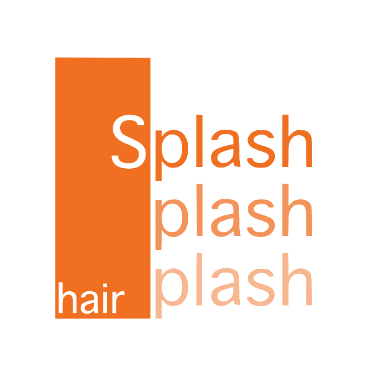 代々木八幡・美容室スプラッシュのロゴ