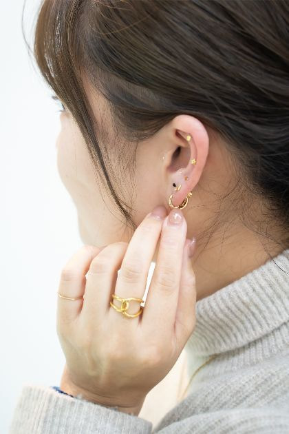 耳つぼジュエリー完成!お洒落に可愛く楽しめます
