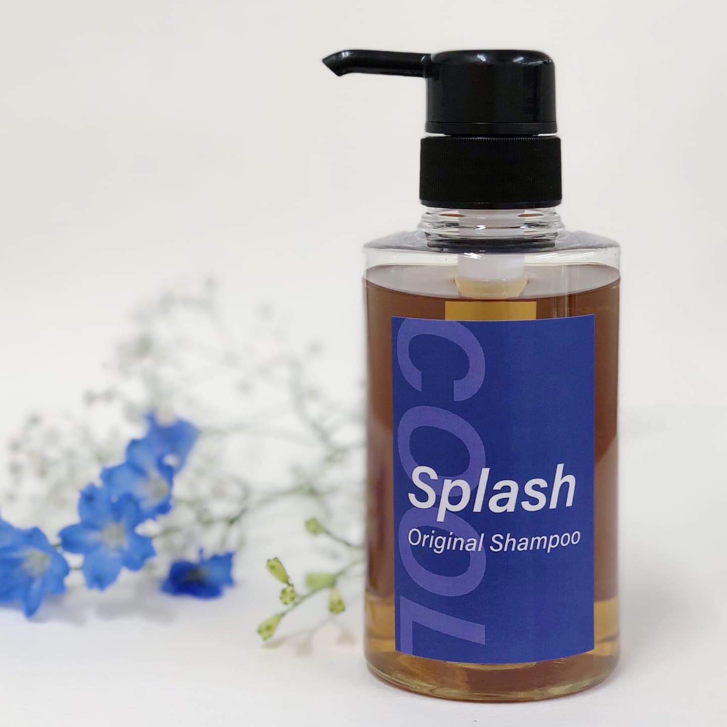 Splashクールシャンプー(冷やしシャンプー) シトラスミントの香りで頭皮環境を整えながら清涼感が持続する冷やしシャンプー 内容量:300ml
