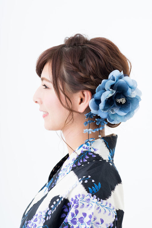 浴衣の着付け。花火大会、夏祭り、縁日、盆踊り、各種イベント、夏のお出かけに。@代々木八幡美容室スプラッシュ