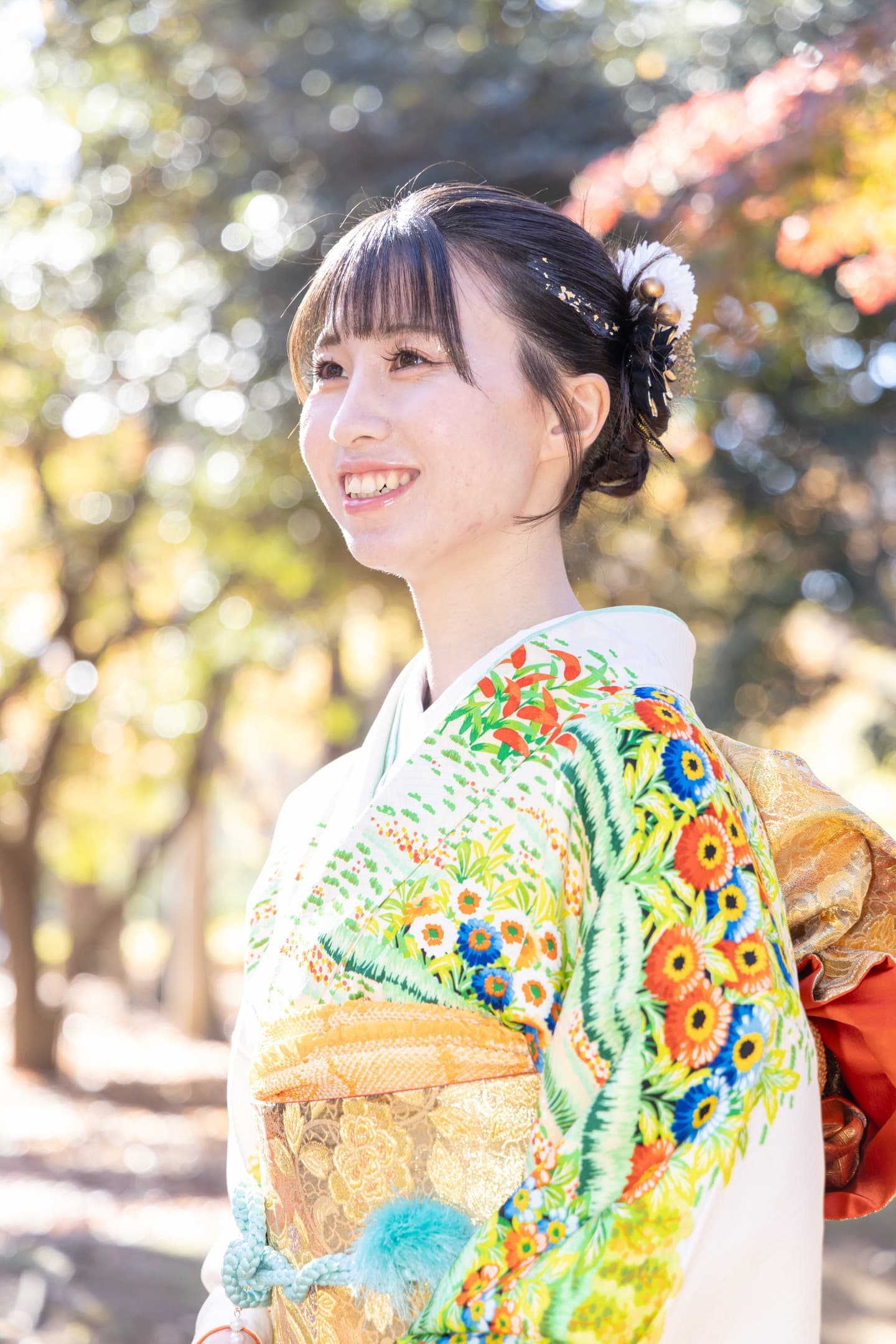 代々木公園での成人式の前撮り写真・代々木八幡の美容室スプラッシュ