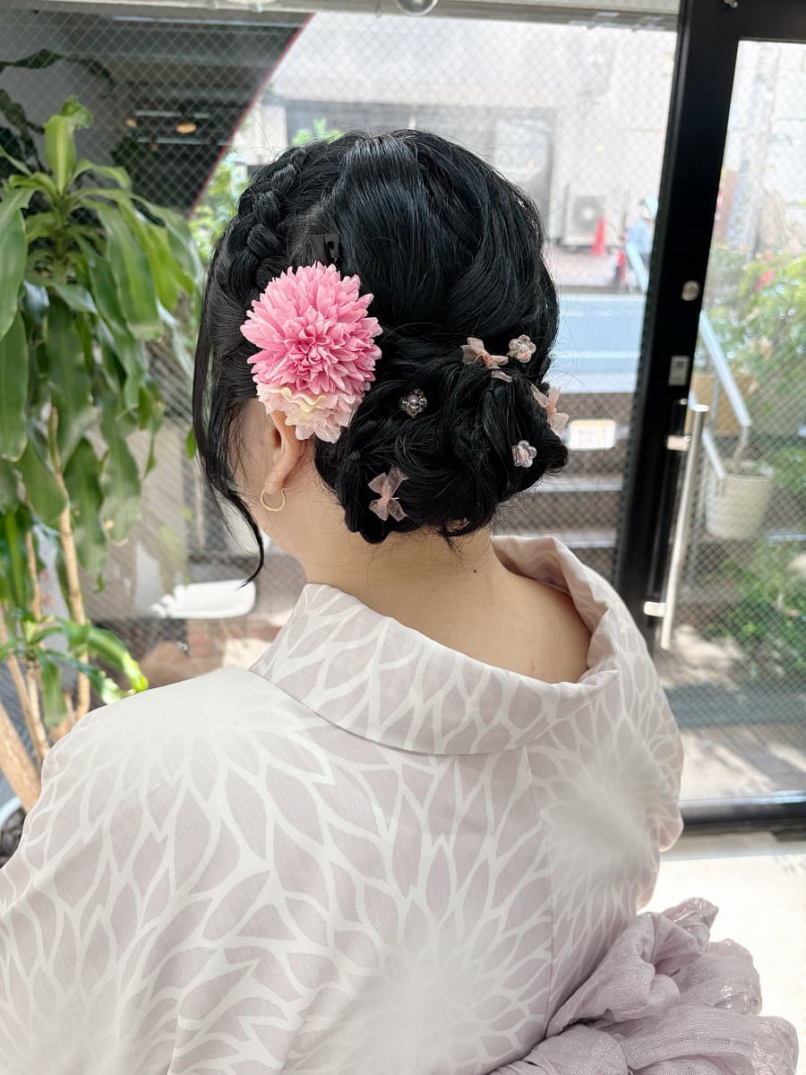 着物のヘアアレンジ