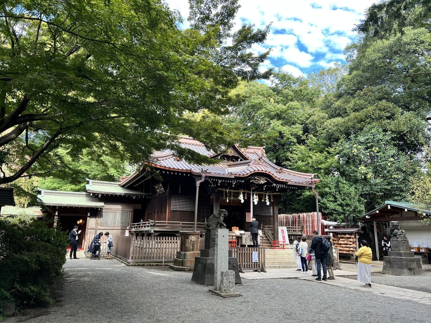 代々木八幡宮の本殿の写真｜美容室スプラッシュ